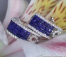 Wonderful Sapphire Earrings with Diamonds