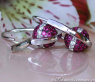 Attractive Ruby Earrings with Diamonds