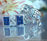 Enchanting Sapphire Earrings with Diamonds