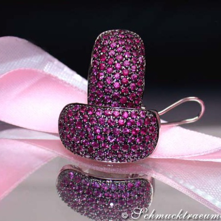 Sparkling Ruby Earrings