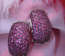 Sparkling Ruby Earrings