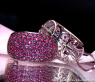 Sparkling Ruby Earrings