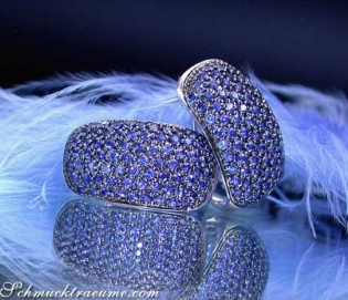 Sparkling Sapphire Earrings