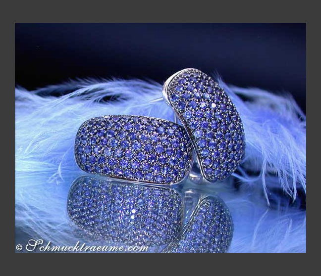 Sparkling Sapphire Earrings Sparkling Sapphire Earrings