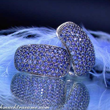 Sparkling Sapphire Earrings