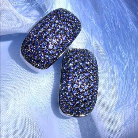 Sparkling Sapphire Earrings