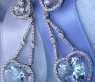 Aquamarin Ohrringe mit Brillanten