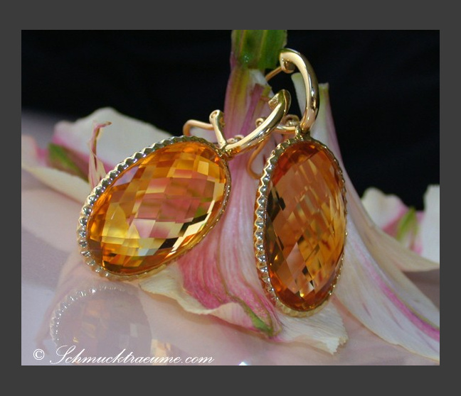 Stunning Citrine Earrings Stunning Citrine Earrings