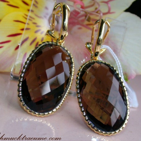 Impressive Smoky Quartz Earrings