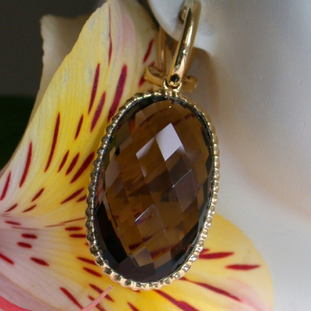 Impressive Smoky Quartz Earrings