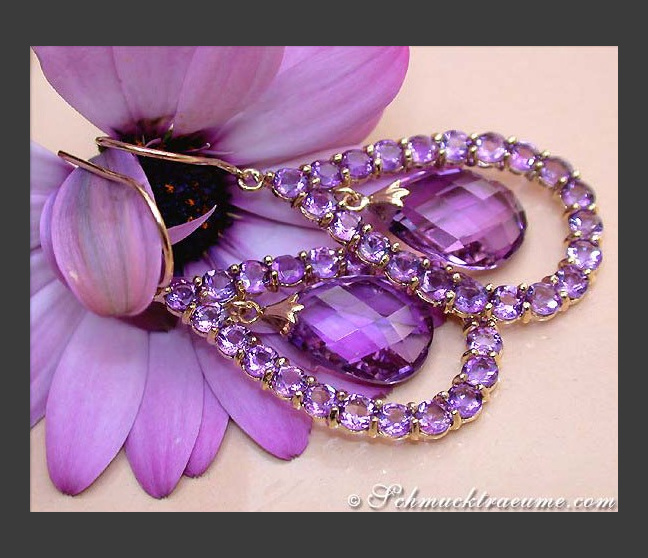 Magnificent Amethyst Chandelier Earrings Magnificent Amethyst Chandelier Earrings