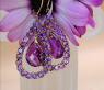 Magnificent Amethyst Chandelier Earrings