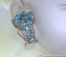 Gorgeous Aquamarine Diamond Earrings