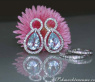 Aquamarin Ohrringe mit Diamanten