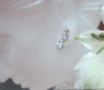 Pretty Three Diamond Solitaire Earrings