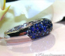 Saphir Pavé Ring in Weißgold 585