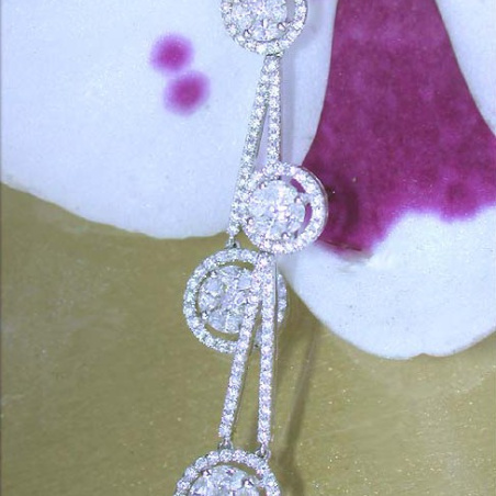 Precious Illusion Style Diamond Earrings