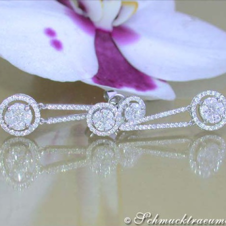 Precious Illusion Style Diamond Earrings