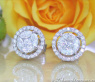 Exclusive Diamond Stud Earrings (Marquise & Princess Cut)