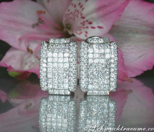 Exclusive Diamond Earrings (Invisible Setting)