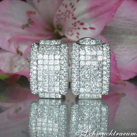 Exclusive Diamond Earrings (Invisible Setting)