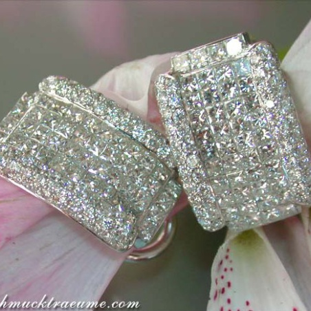 Exclusive Diamond Earrings (Invisible Setting)