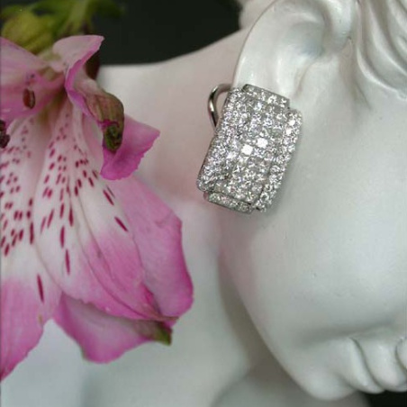 Exclusive Diamond Earrings (Invisible Setting)