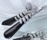 Exclusive Onyx Dangling Earrings with Diamonds