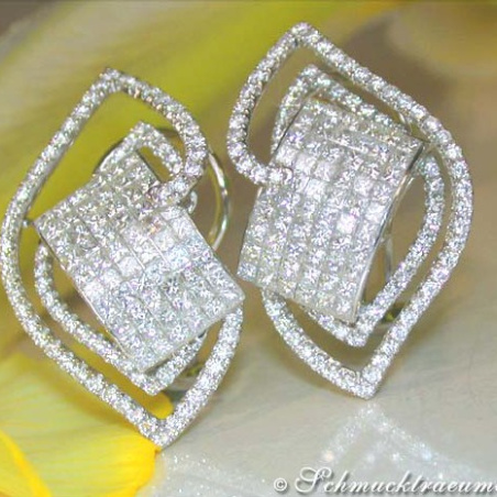 Exclusive Princess Diamond Earrings