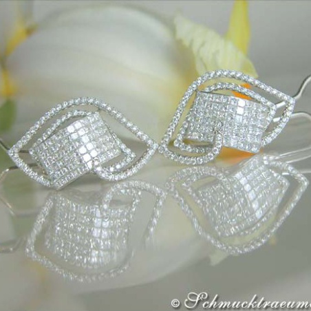 Exclusive Princess Diamond Earrings