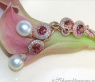 Impressive Dangling Earrings with Southsea Pearls, Tourmalines & Diamonds
