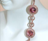 Impressive Dangling Earrings with Southsea Pearls, Tourmalines & Diamonds