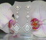 Exclusive Dangling Earrings with Princess Diamonds