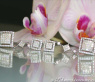 Exclusive Dangling Earrings with Princess Diamonds