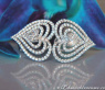Striking Diamond Heart Earrings
