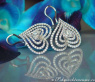 Striking Diamond Heart Earrings