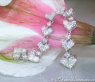 Fabulous Diamond Heart Dangling Earrings