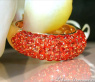 Noble Orange Sapphire Pavéring