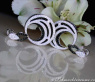 Luxurious Dangling Earrings with Black & White Diamonds