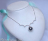 Versatile Tahitian Pearl Necklace with Diamonds