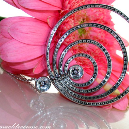 Magnificent Black & White Diamond Necklace