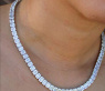 Brillanten Diamanten Collier in Weißgold 750