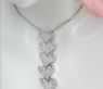 Diamanten Herz Collier
