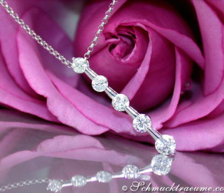 Precious Diamond Solitaire Necklace