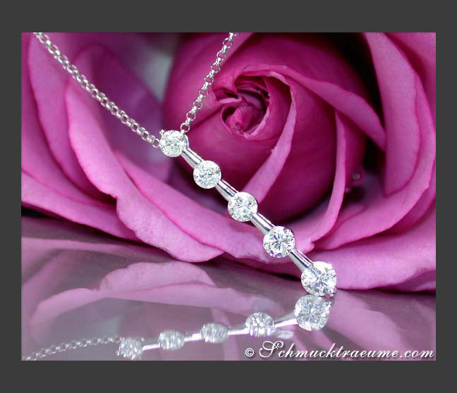 Precious Diamond Solitaire Necklace Precious Diamond Solitaire Necklace