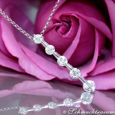 Diamant Solitär Halskette