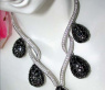 Extraordinary Black and White Diamond Necklace