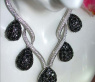 Extraordinary Black and White Diamond Necklace