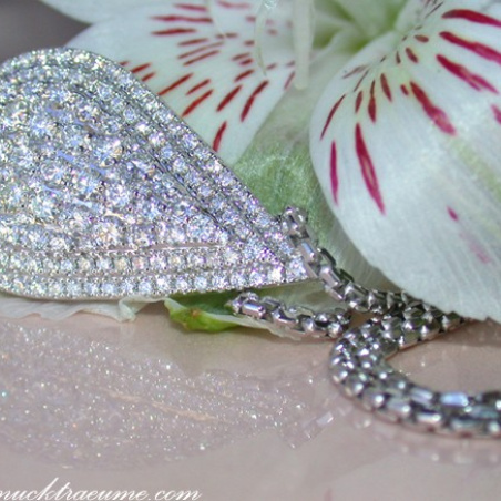 Brillanten Tropfen Collier Halskette