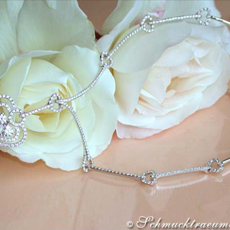 Brillanten Herz Collier